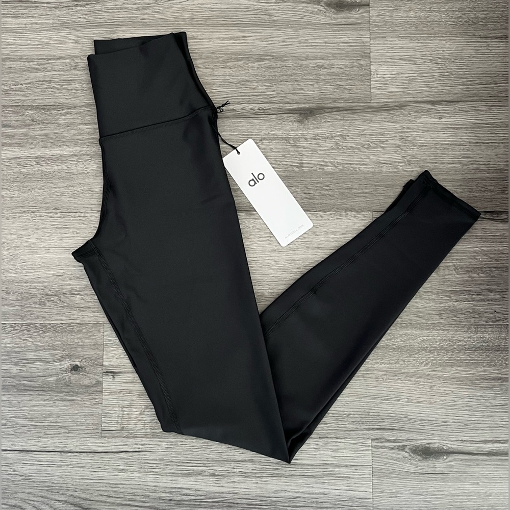 Alo Yoga Women's High-Waist Airlift Leggings - Black / Size S - Picture 5 of 15